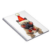 Carnet Christmas French bulldog (Côté Droit)
