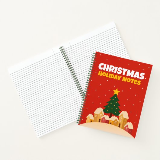 Carnet Christmas Holiday Notebook – Lined Notes (Intérieur)