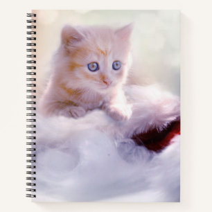 Carnet Christmas Kitten