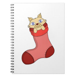 Carnet Christmas Kitten