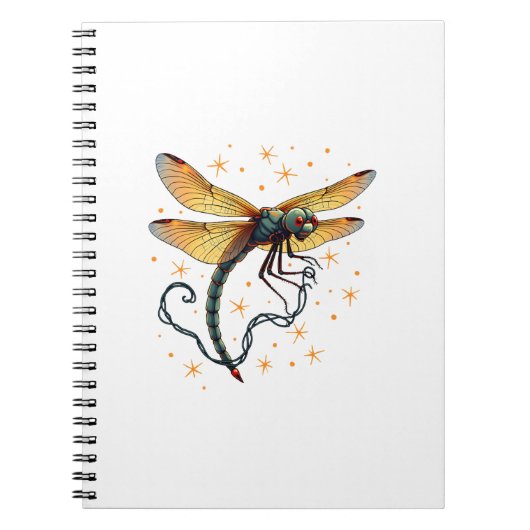 Carnet Christmas Lights Dragonfly (Devant)