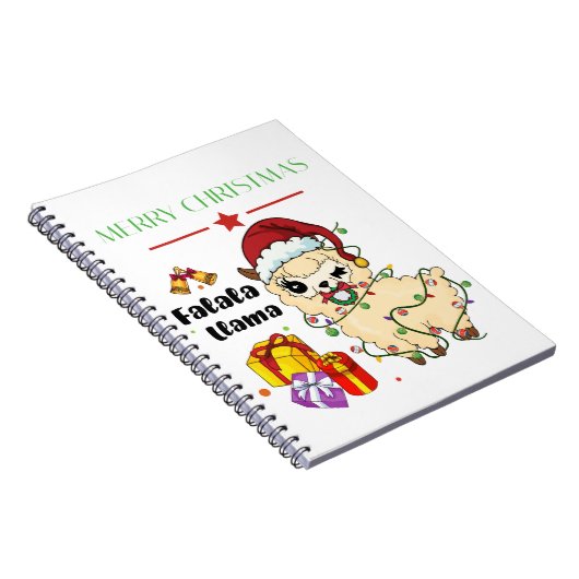 Carnet Christmas Llama Notebook (Côté Droit)