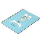 Carnet Christmas Mermaid Cream Bow (Côté gauche)