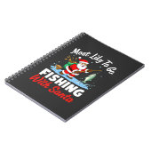Carnet Christmas Merry Christmas For Gift Fishing Santa ( (Côté gauche)