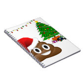 Carnet christmas poo emoji (Côté Droit)