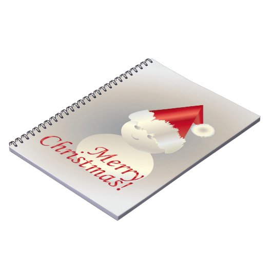 Carnet Christmas Snowman (Côté gauche)