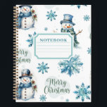 Carnet Christmas Snowman<br><div class="desc">Carnet de Noël Snowman</div>