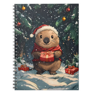 Carnet Christmas Wombat