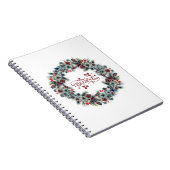 Carnet Christmas Wreath CROIRE Typographie (Côté Droit)