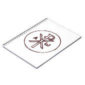 Carnet Christogramme sacré Chi-Rho Beaux-Arts (Côté gauche)