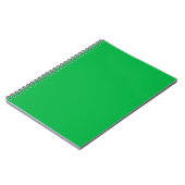 Carnet Chroma couleur clé vert (Côté gauche)