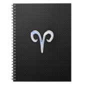 Carnet Chrome Comme Aries Signe Zodiaque (Devant)