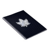 Carnet Chrome Comme Maple Leaf Fibres de carbone Impressi (Côté Droit)