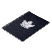 Carnet Chrome Comme Maple Leaf Fibres de carbone Impressi (Côté gauche)