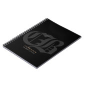 Carnet Chrome Hearts Style Professionnel Moderne Minimali (Côté gauche)