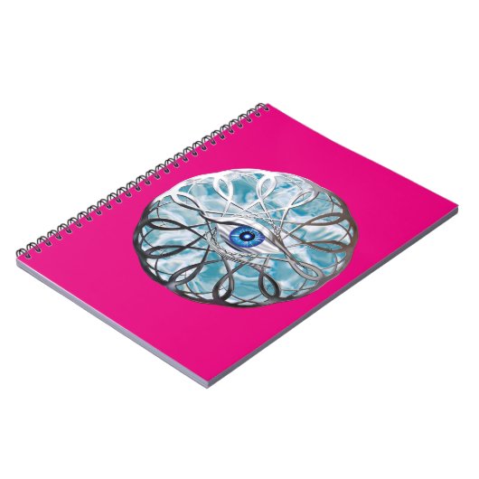 Carnet Chrome Mystical Eye Design (Côté gauche)