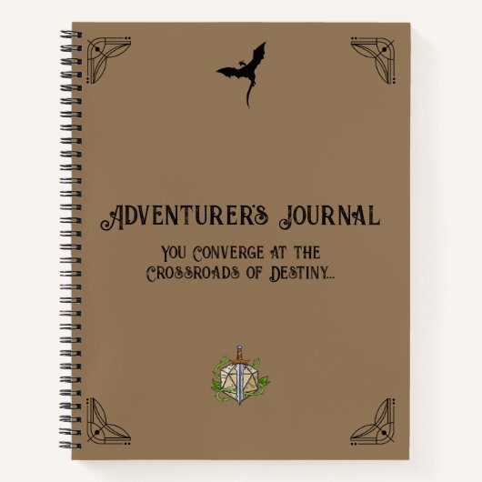 Carnet chronique de la campagne D&D (Devant)