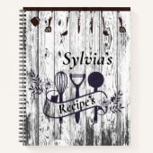 Carnet Chroniques de cuisine : Une recette rustique (Devant)