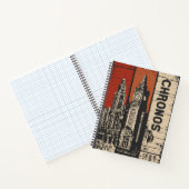 Carnet Chronos Time Tower Dystopian City Design (Intérieur)