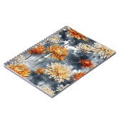 Carnet Chrysanthème - Fleurs à l'aquarelle (Côté gauche)