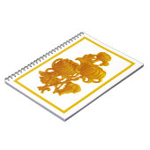 Carnet Chrysanthème jaune (Côté gauche)