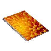Carnet Chrysanthème jaune et orange (Côté Droit)