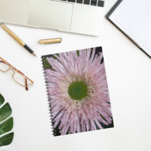 Carnet Chrysanthème rose fleuri