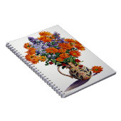 Carnet Chrysanthèmes oranges (Côté Droit)
