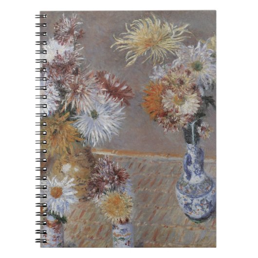 Carnet Chrysanthèmes par Gustave Caillebotte (Devant)