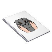 Carnet Chubby Cheeks Scottish Fold Cat (Côté Droit)