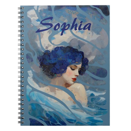 Carnet Chuchotements de la déesse de l'océan (Devant)