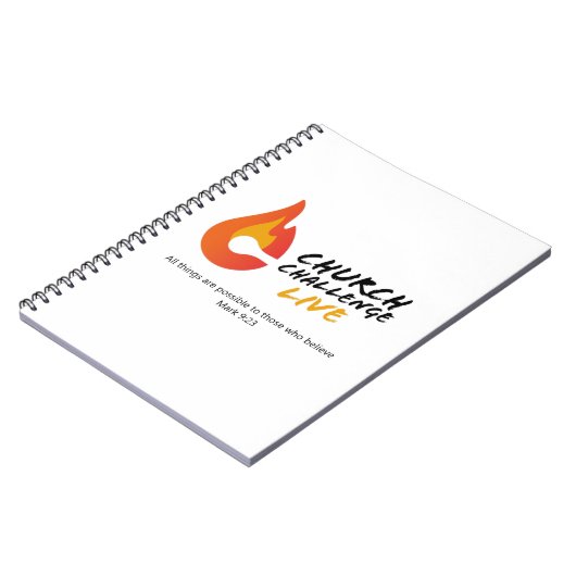 Carnet Church Challenge TOUTES LES CHOSES SONT POSSIBLES (Côté gauche)