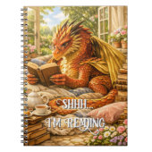 Carnet Chut… Je suis en train de lire Dragon de lecture c (Devant)