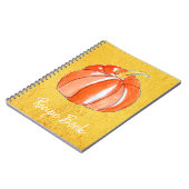 Carnet Chute d'Autumn végétable (Côté gauche)