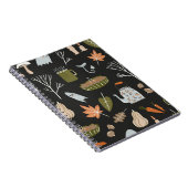 Carnet Chute en motif sans couture avec des éléments de n (Côté Droit)