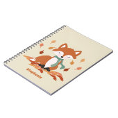Carnet Chute Fox Woodland Anniversaire (Côté gauche)
