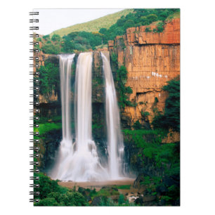 Carnet Chutes de la rivière Elands, Mpumalanga, Afrique d
