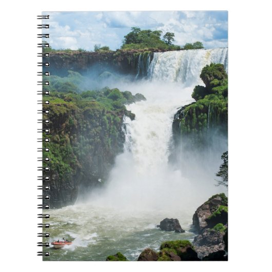 Carnet Chutes d'Iguazu entourées de jungle (Devant)