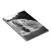 Carnet Chutes d'Owharoa Noir et Blanc (Côté Droit)