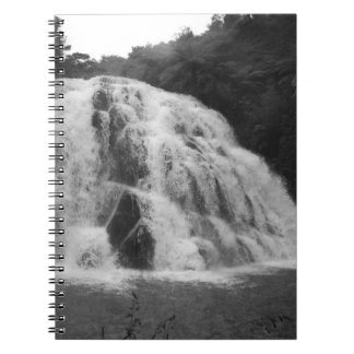 Carnet Chutes d'Owharoa Noir et Blanc