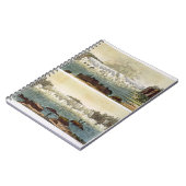 Carnet Chutes du Niagara, 1818 (gravure de couleur) (Côté gauche)