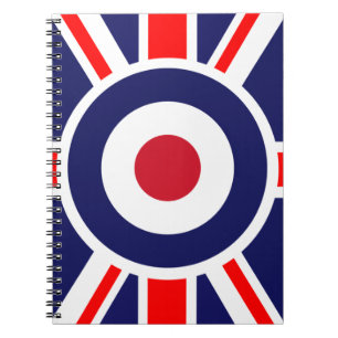 Carnet Cible Union Jack Mods Angleterre