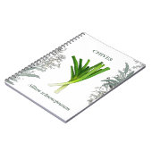 Carnet Ciboulette — Allium schoenoprasum (Côté gauche)