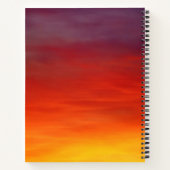 Carnet Ciel arc-en-ciel nuages (Dos)