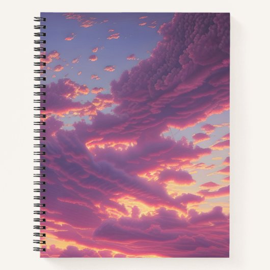 Carnet Ciel baisé au soleil (Devant)