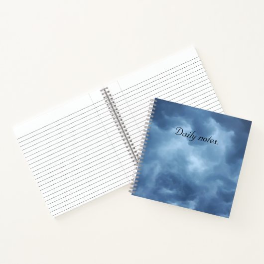 Carnet Ciel bleu (Intérieur)