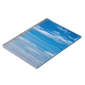 Carnet Ciel bleu avec flux nuageux (Côté gauche)