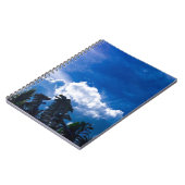 Carnet Ciel bleu clair avec des nuages (Côté gauche)