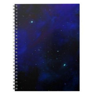 Carnet Ciel bleu de minuit avec des étoiles