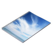 Carnet Ciel bleu et nuages (Côté gauche)